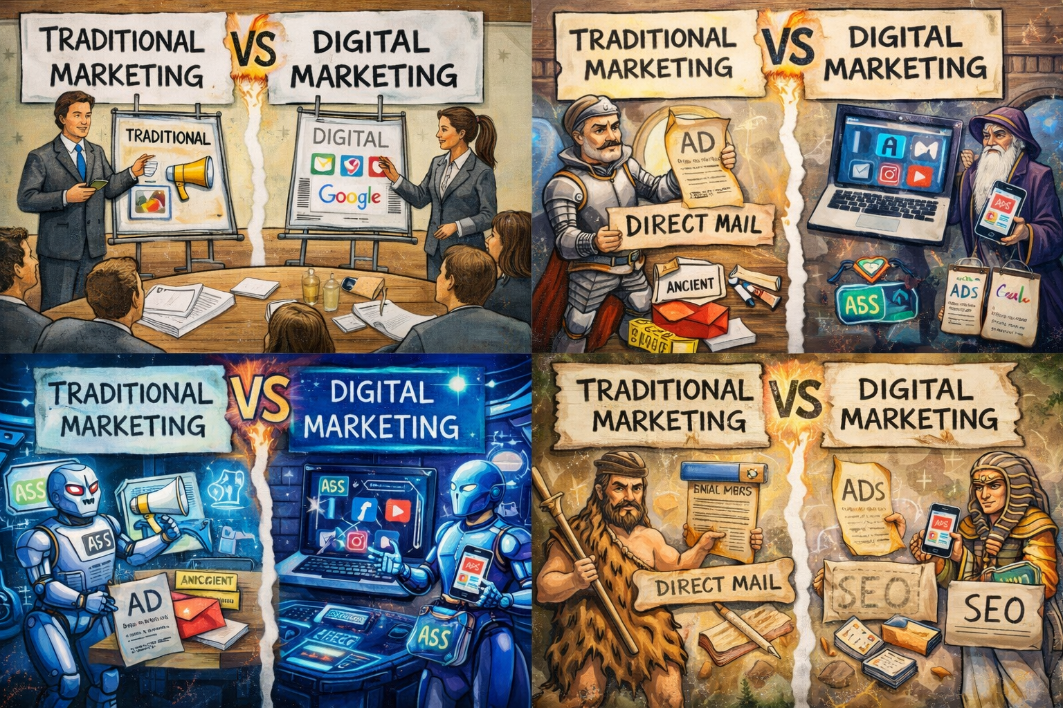 Traditional Marketing vs Digital Marketing